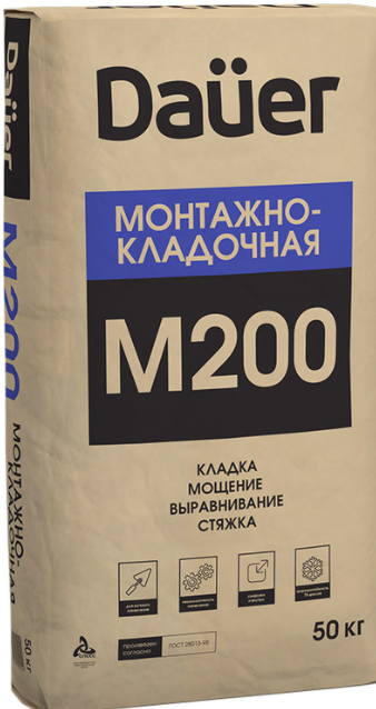 Монтажно-кладочная М-200 Dauer 50 кг