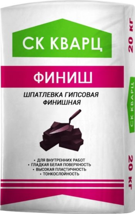 Шпатлевка гипсовая финишная ФИНИШ СК Кварц ,20 кг