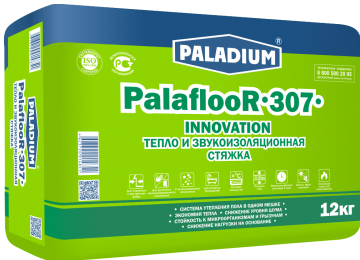 Легкая стяжка пола с пеностеклом Палафлор-307 Paladium, 12кг